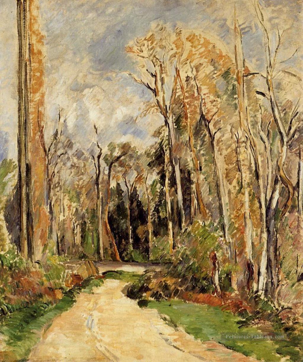 L Estaque Vue à travers les Arbres Paul Cézanne Peintures à l'huile